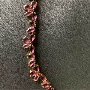 Kate spade necklace with purple stones! Retail $70